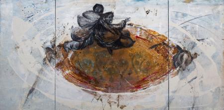 De Asmodea, 2015. Mixta sobre tela. Fundación Ibercaja, Zaragoza