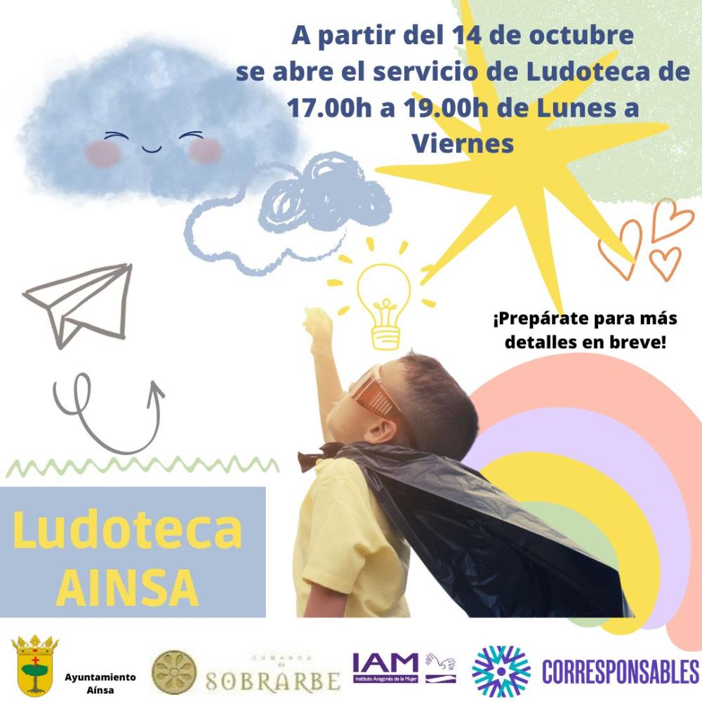 Imagen La Ludoteca de Aínsa abre sus puertas a partir del 14 de octubre