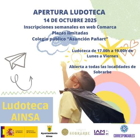 Imagen Inscríbete aquí en la ludoteca de Aínsa