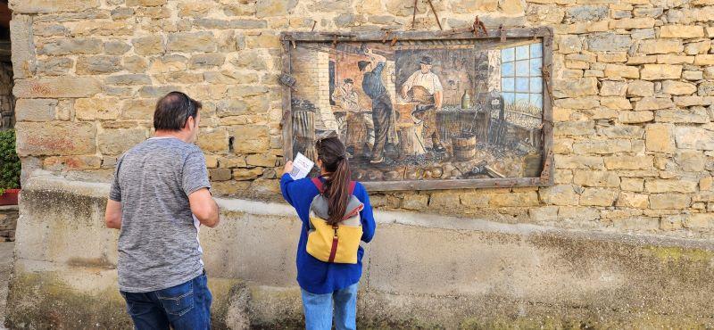 Imagen Llega a Arcusa “Huellas tras las pinceladas”, una nueva forma de recorrer su Museo de Pintura al Aire Libre