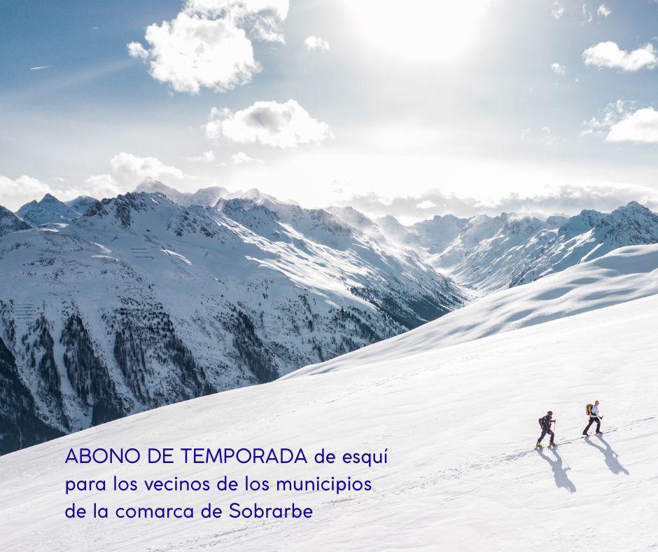 Imagen ABONO DE TEMPORADA de esquí para los habitantes de los municipios de la comarca de Sobrarbe
