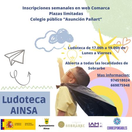 Imagen Inscripciones Ludoteca de Aínsa, semana del 27 al 31 de octubre