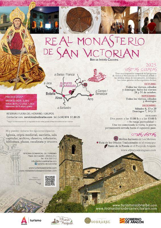 Imagen Visitas guiadas al Monasterio de San Victorián en noviembre y diciembre