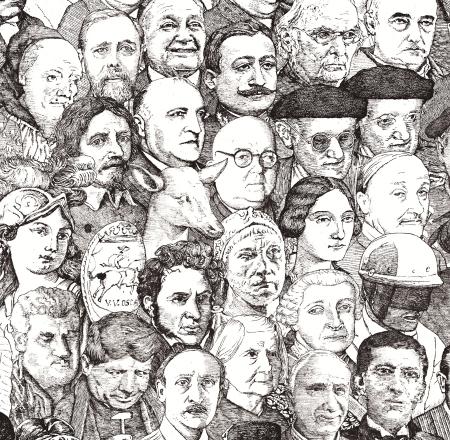 Desfile (3). Ilustración de Javier Sáez Castán