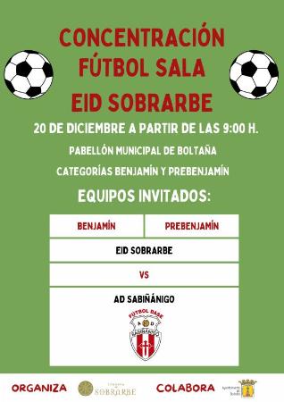 Imagen Concentración fútbol sala EID Sobrarbe