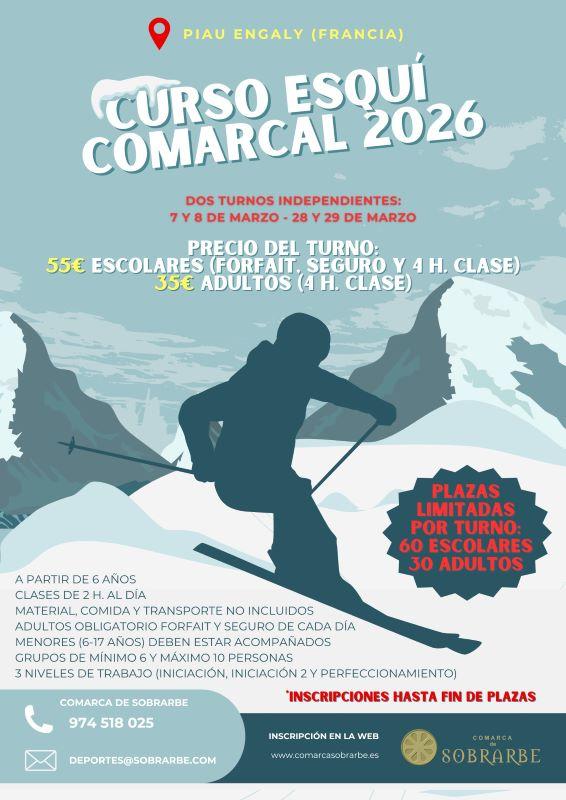 Imagen Reprogramación del primer turno del cursillo de esquí comarcal