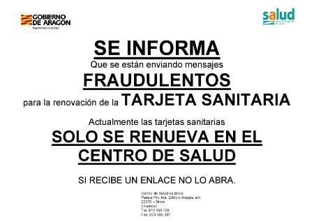 Imagen Atención al renovar la tarjeta sanitaria