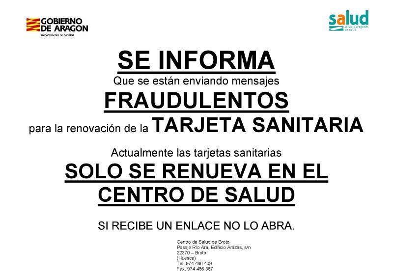 Imagen Atención al renovar la tarjeta sanitaria