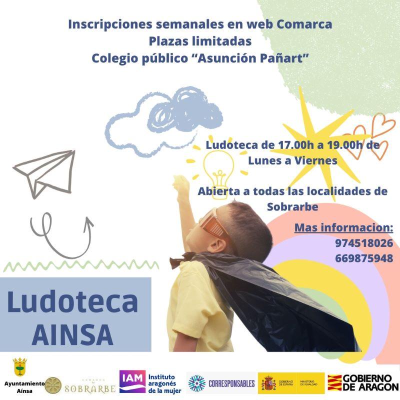 Imagen Inscripciones Ludoteca de Aínsa, semana del 16 al 20 de marzo
