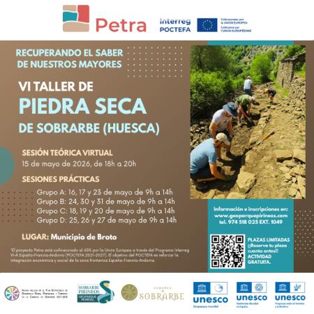 Imagen VI Taller de Piedra Seca en Sobrarbe