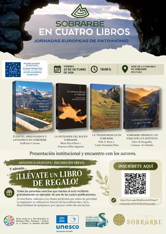 Imagen La Comarca de Sobrarbe presenta cuatro publicaciones sobre el patrimonio y el territorio